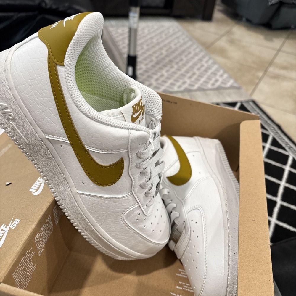Nike Air Force 1 Low Next Nature White Flax — 34 / 35 / 35.5 / 36 / 37 / 37.5 / 38 / 39 / 39.5 / 40 / 41, Novo