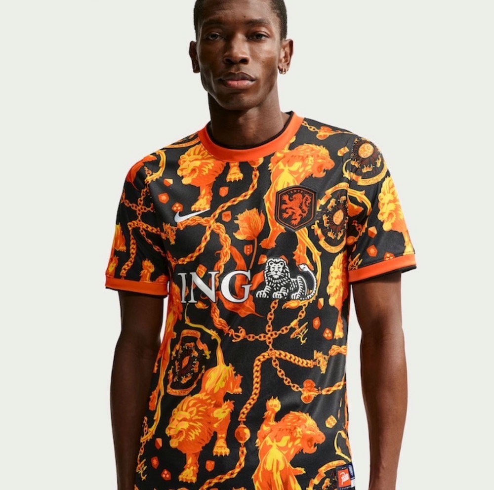 Holanda x Patta x Nike Camiseta Dri-FIT Academy Pro Pré-Jogo Orange — XG, Novo