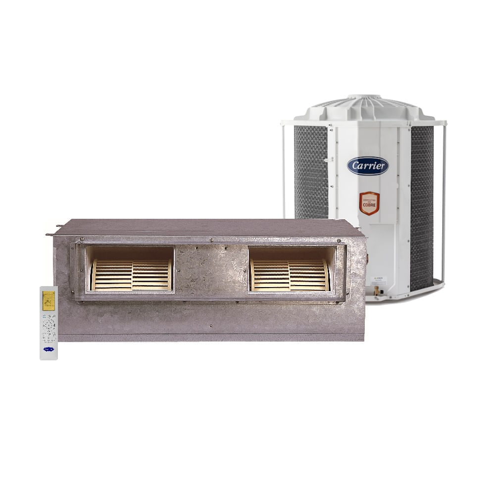 Ar Condicionado Split Duto Carrier Built-in Versatile 18000 BTU/h Frio monofásico 42BQA018510HC – 220 Volts 220