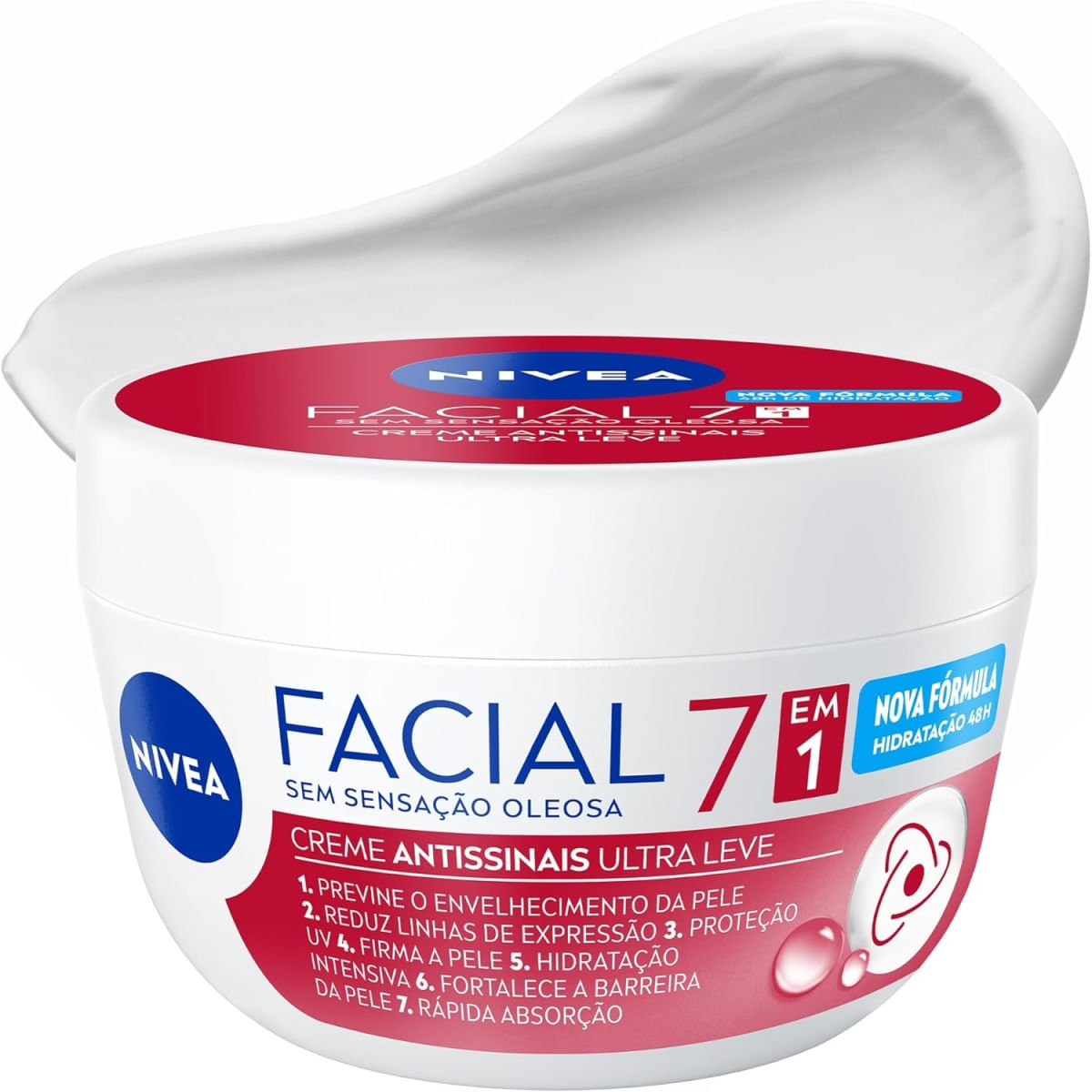 Nivea Creme Facial Antissinais Ultra Leve 7em 1 100g (0000042360414)