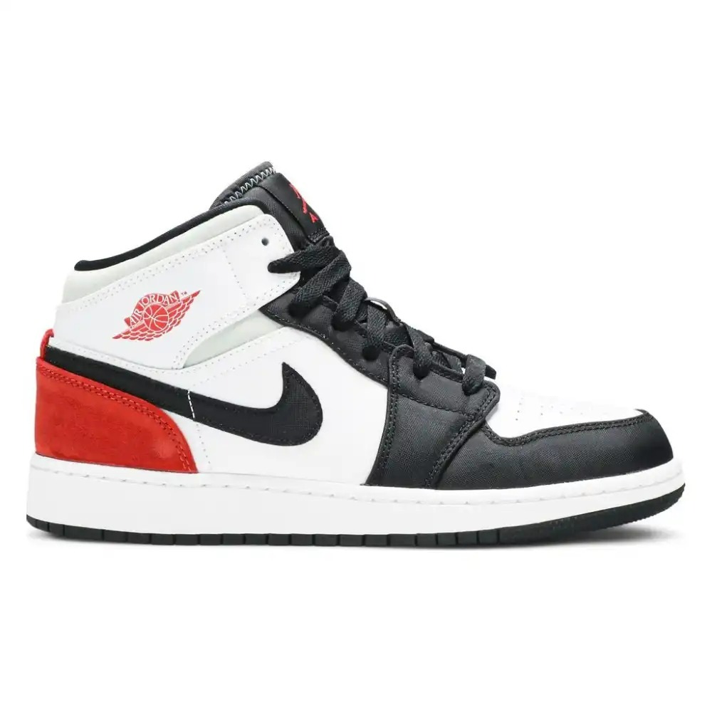 Air Jordan 1 Mid GS Red Mint — 34 / 35 / 36 / 37 / 38, Novo