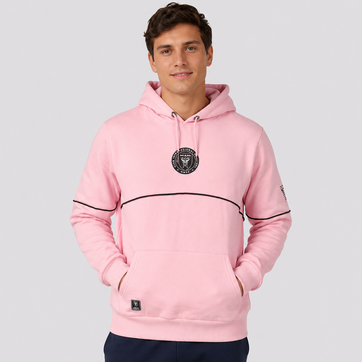 Moletom Inter Miami Canguru Rosa
