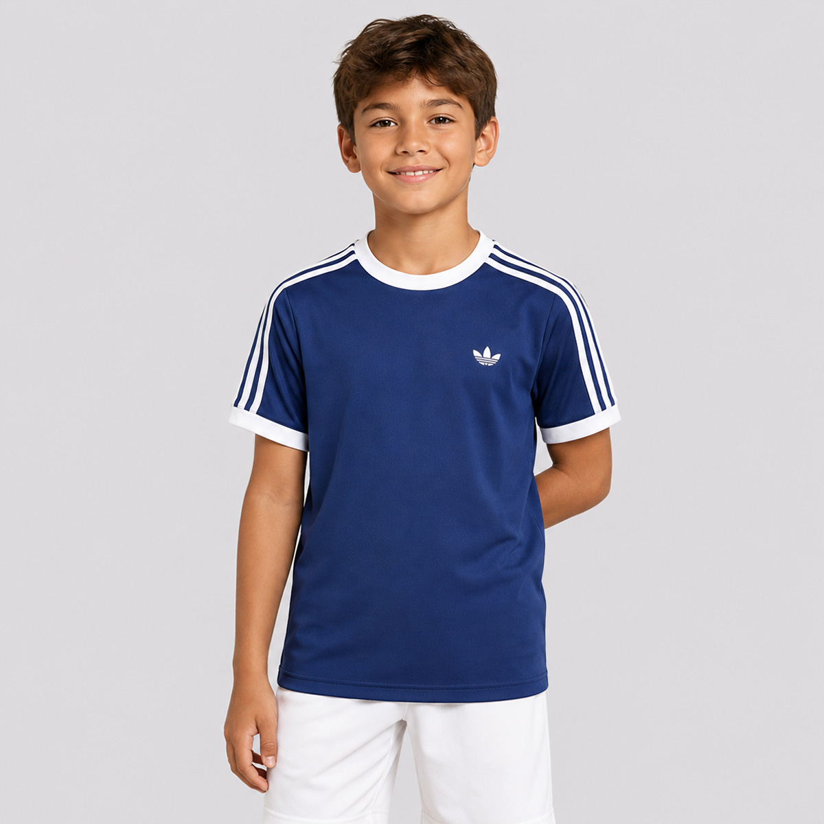 Camiseta Adidas B Classics Juvenil Azul