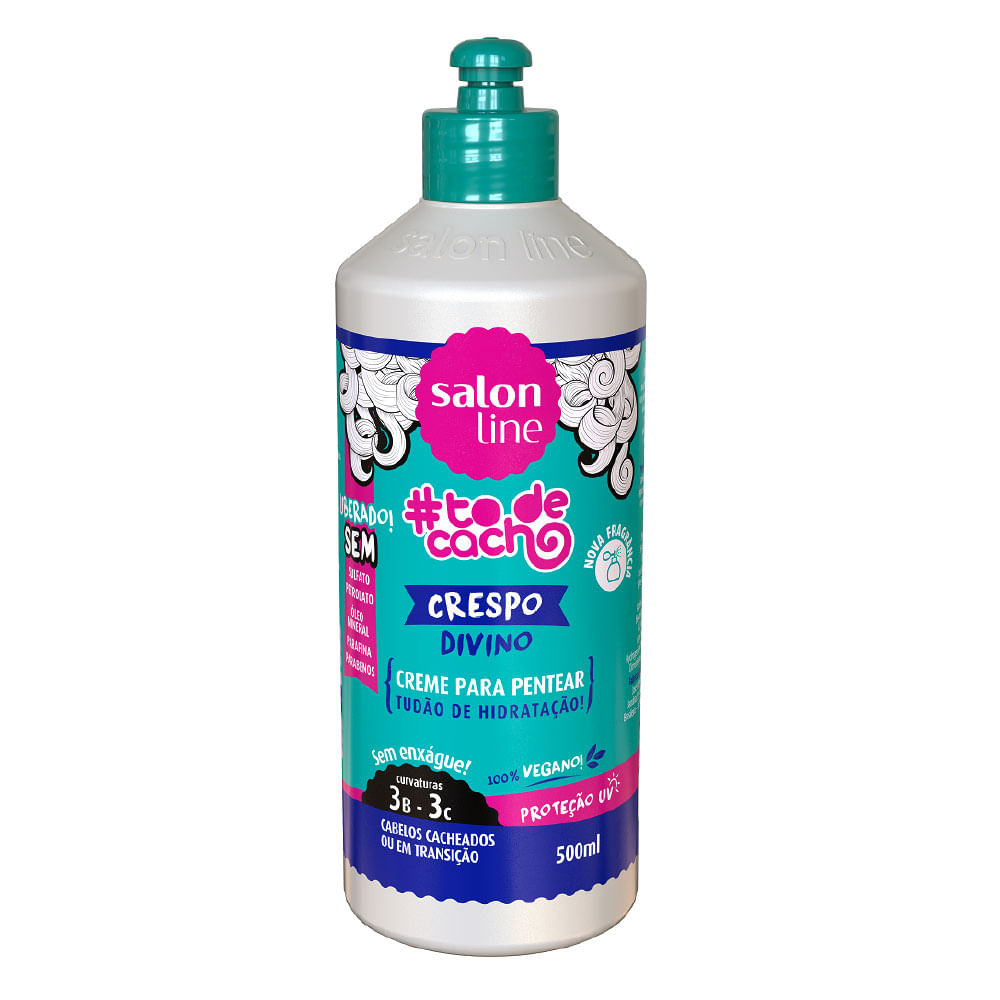 Salon Line Crespo Divino To de Cacho - Creme de Pentear — 500ml