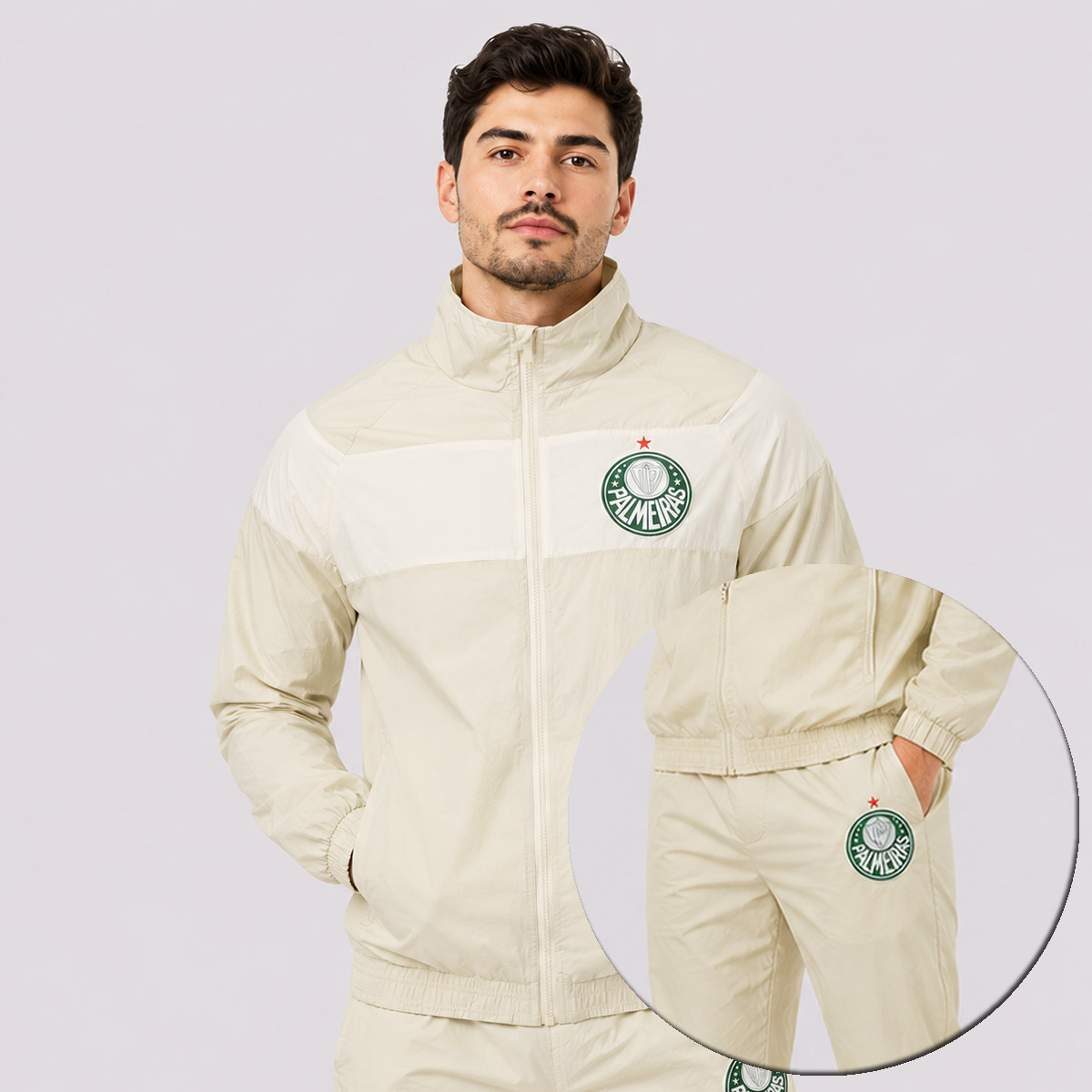 Agasalho Palmeiras Alviverde Off White