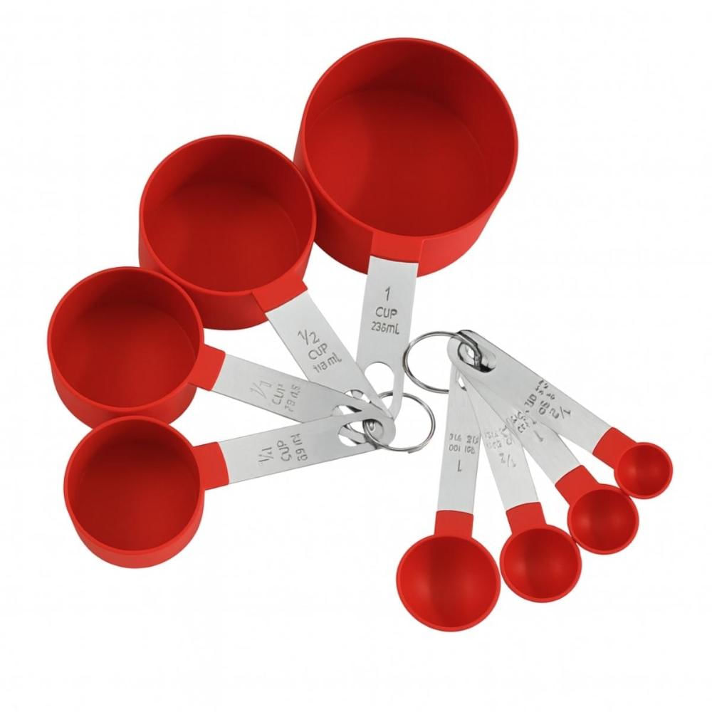 Conjunto 5 Xícaras e 4 Colheres Medidoras Betty Crocker