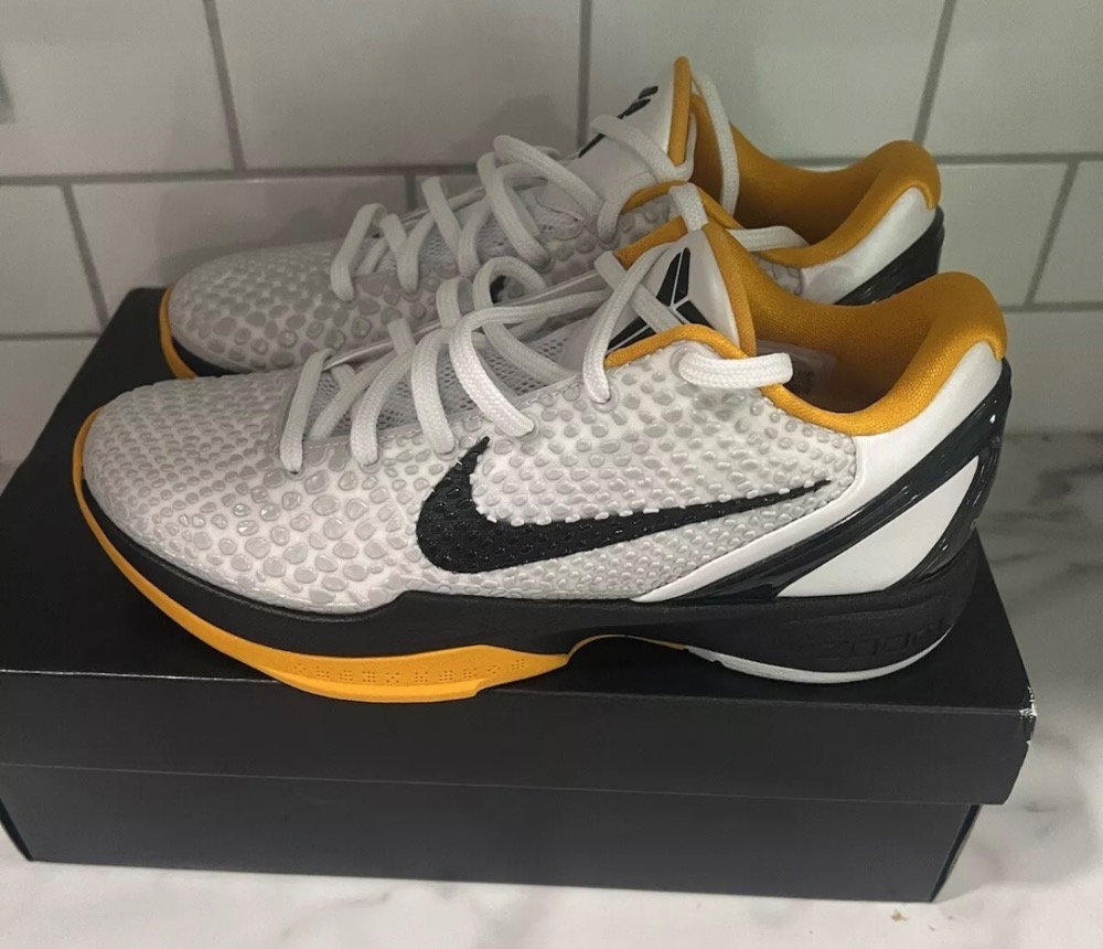 Kobe 6 Protro Playoff Pack White Del Sol — 39, Novo