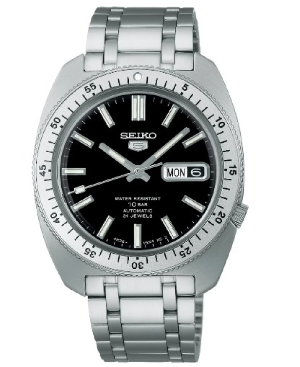 Relógio Seiko 5 Sport Black 38,2mm — Único, Novo