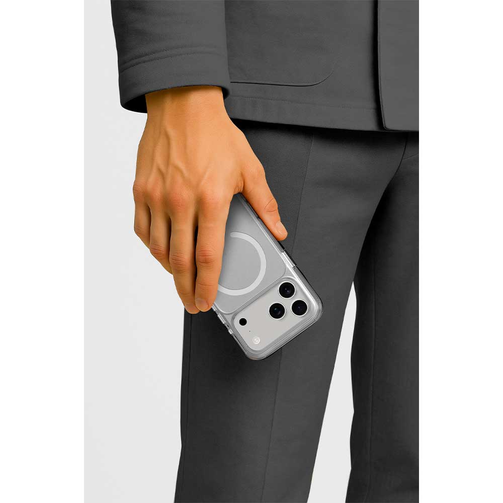 Foto 5 de Capa Protetora Crystal Matter X para iPhone 17 Pro Transparente - Laut
