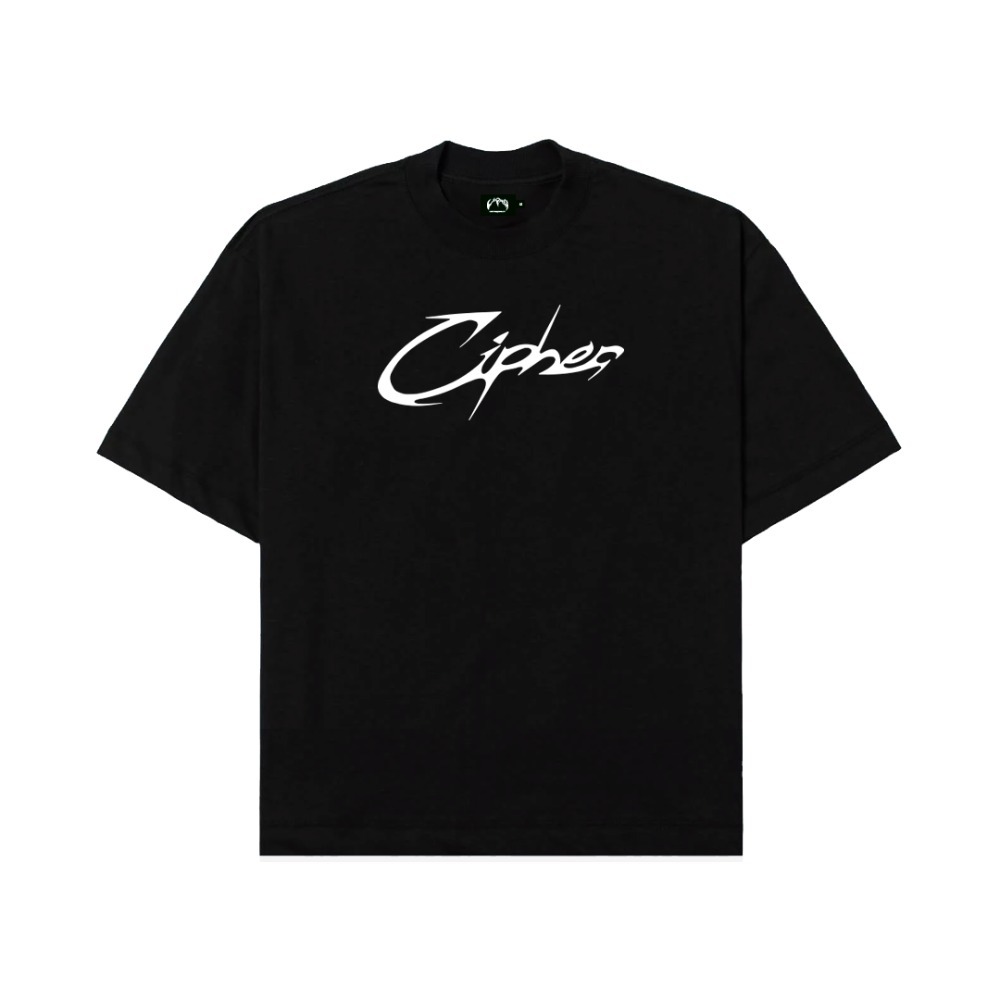 Camiseta CIPHER Faded Black — P / M / G, Novo