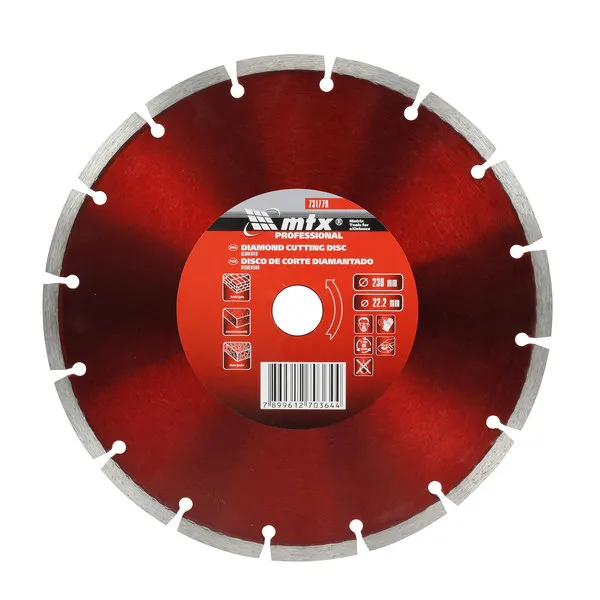 DISCO CORTE DIAMAN SEGMEN 230 X 22,2MM / MTX