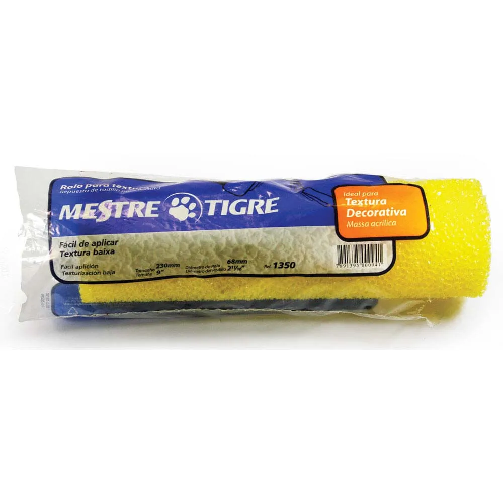 ROLO TEXT BXA 1350-230 ESPUMA AMARELA TIGRE