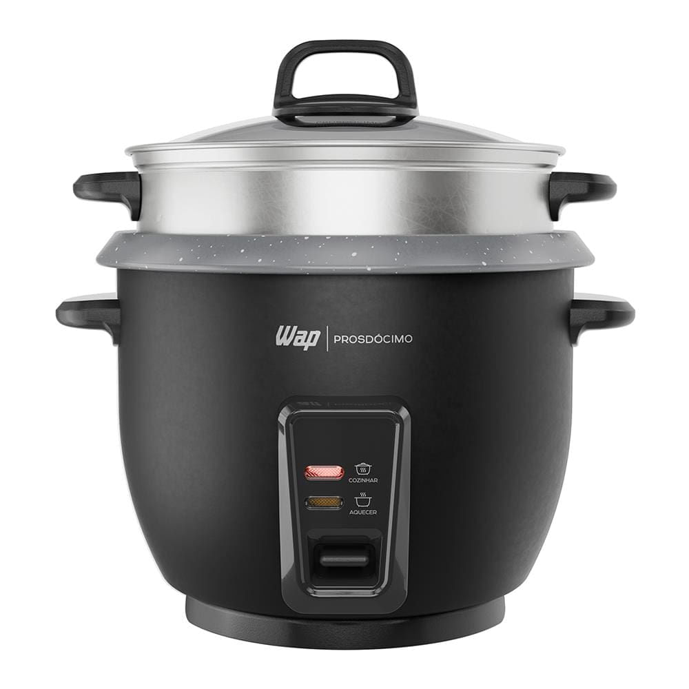 Panela Elétrica de Arroz Wap WRC1000 5 Xícaras – Preto/Cinza Preto / 220