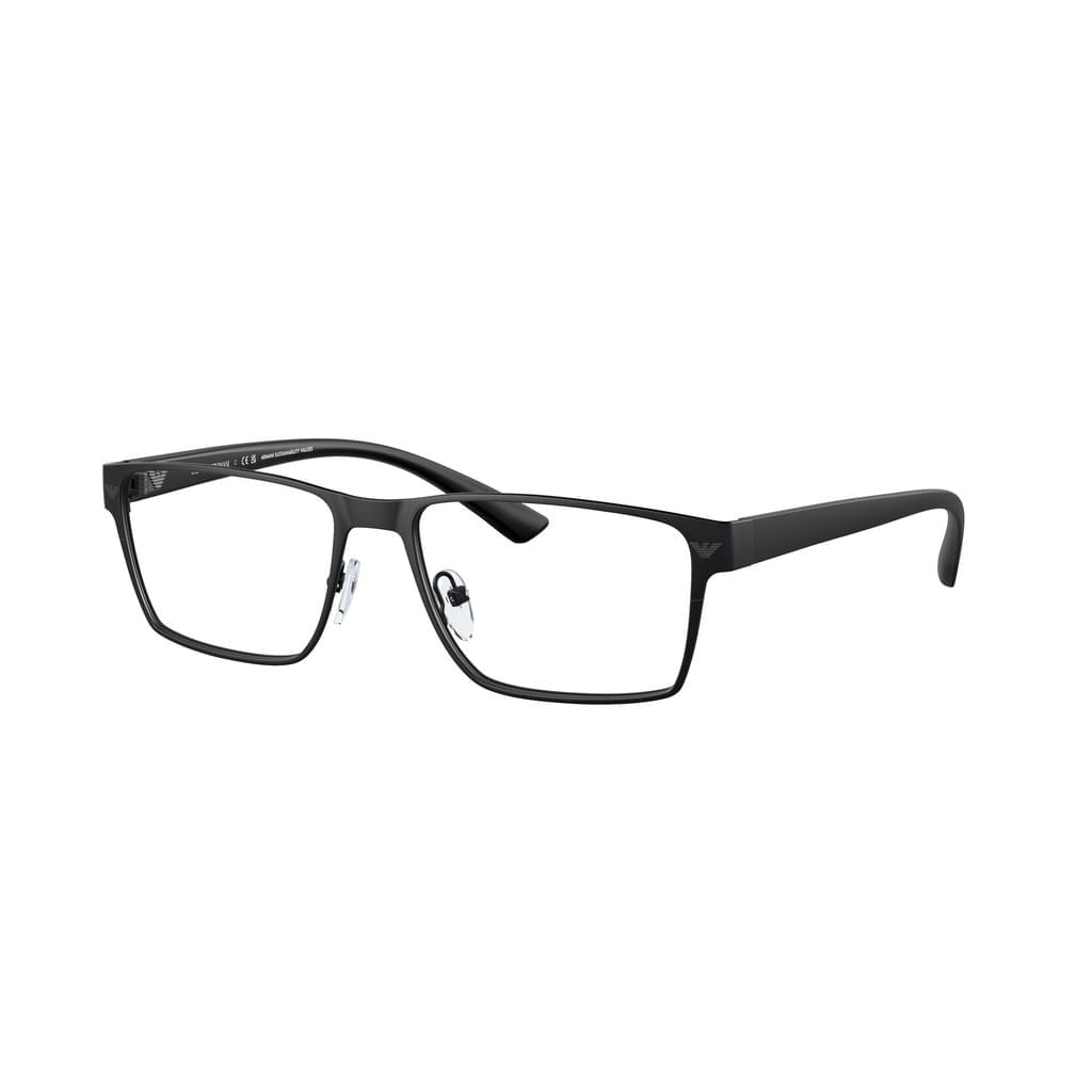 Armação de Óculos de Grau Masculino Quadrado Emporio Armani EA1157 Preta