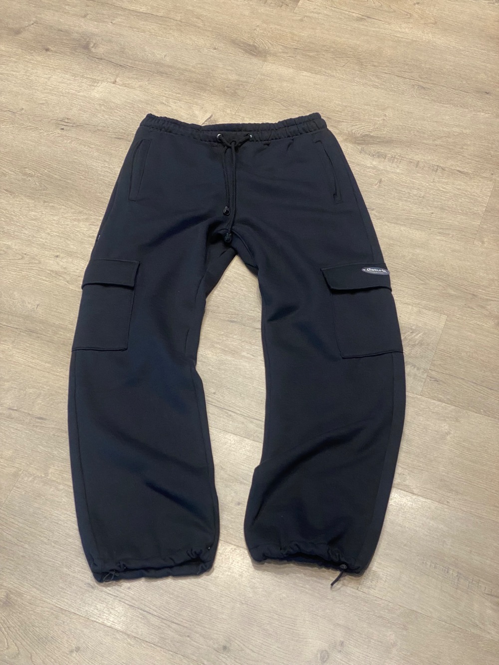 Calça Disturb Cargo Fleece Black — G / XG, Novo