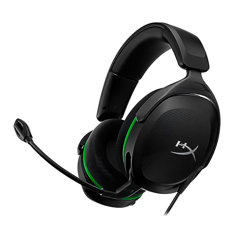 Headset Gamer HyperX CloudX Stinger 2 Core, Xbox, Drivers 40mm, Preto e Verde, 6H9B8AA