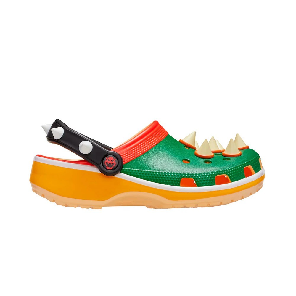 Super Mario x Crocs Classic Clog Bowser Green — 35 / 36 / 37 / 38 / 39 / 40 / 41 / 42 / 43 / 44, Novo