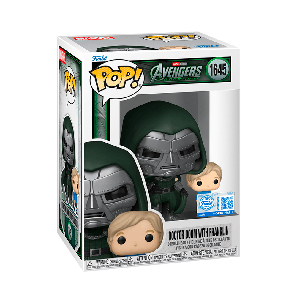 Foto 2 de Boneco Funko Pop! Marvel Vingadores Dr Destino com Franklin