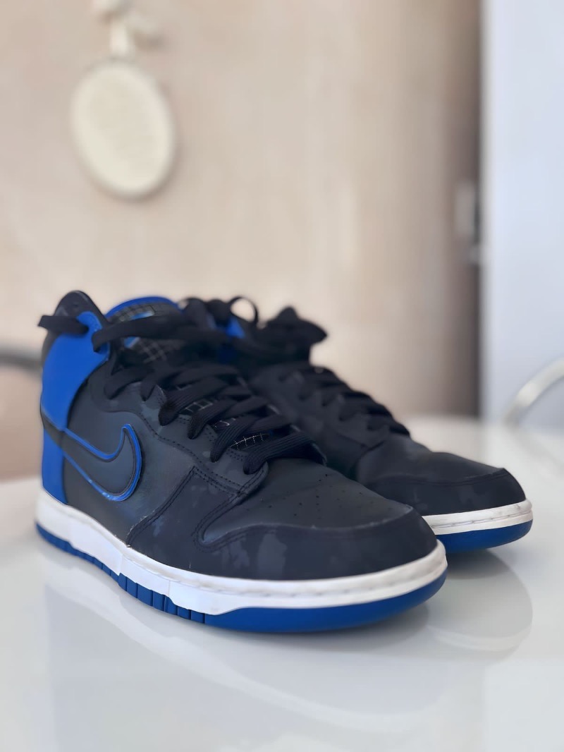 Nike Dunk High Camo Black Royal — 41, Usado