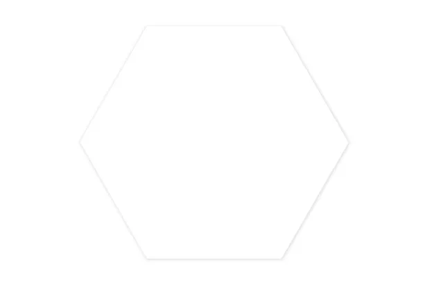 REV. HEXAGONAL BRANCO BRILHANTE CERAL