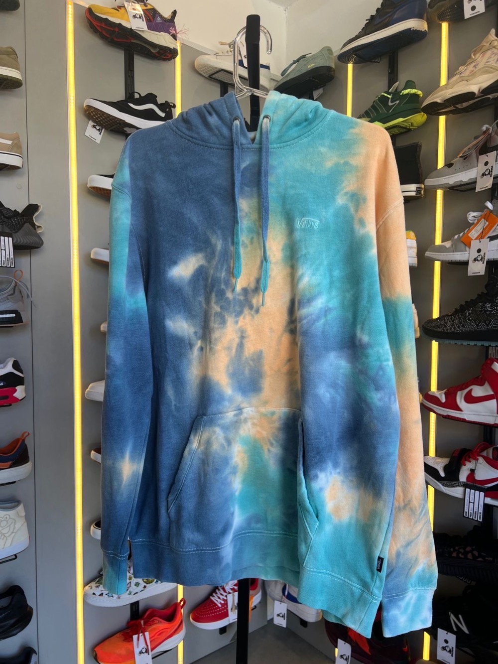 Moletom Vans Tie Dye Blue — P, Novo