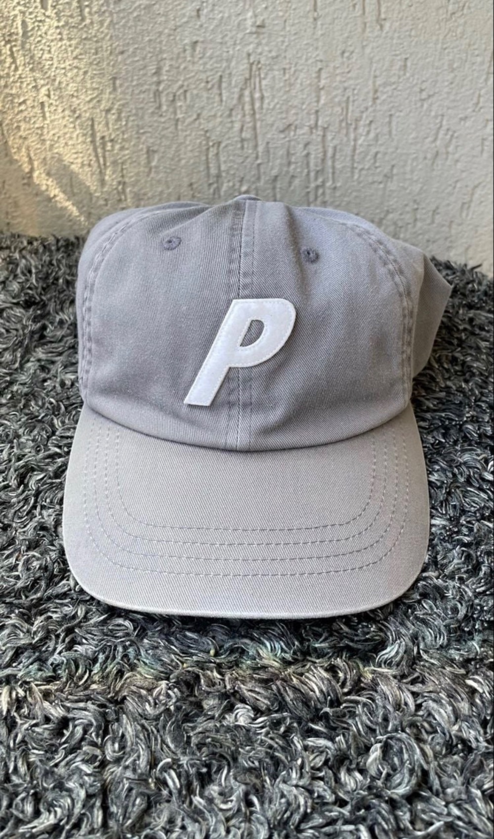 Boné Palace P 6-Panel Concrete Grey — Único, Novo