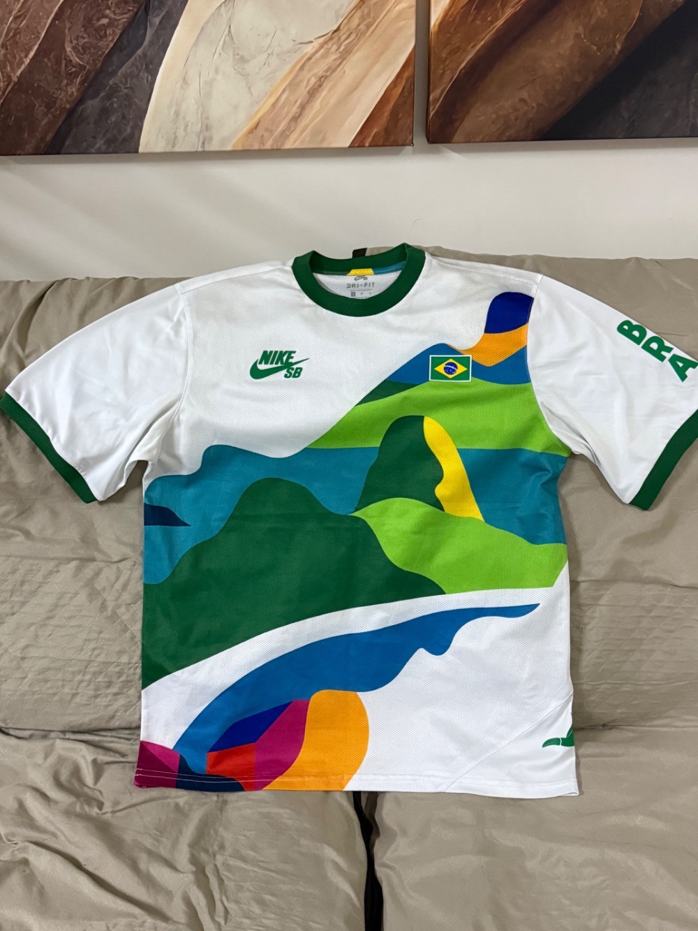 Parra x Nike SB Camiseta Brasil Ring — XG, Usado