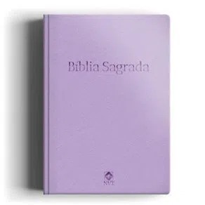 Bíblia Sagrada Slim | NVT | Capa Luxo | Roxa