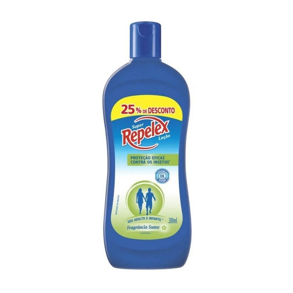 Locao Repelente Super Repelex 200ml 25% de Desconto