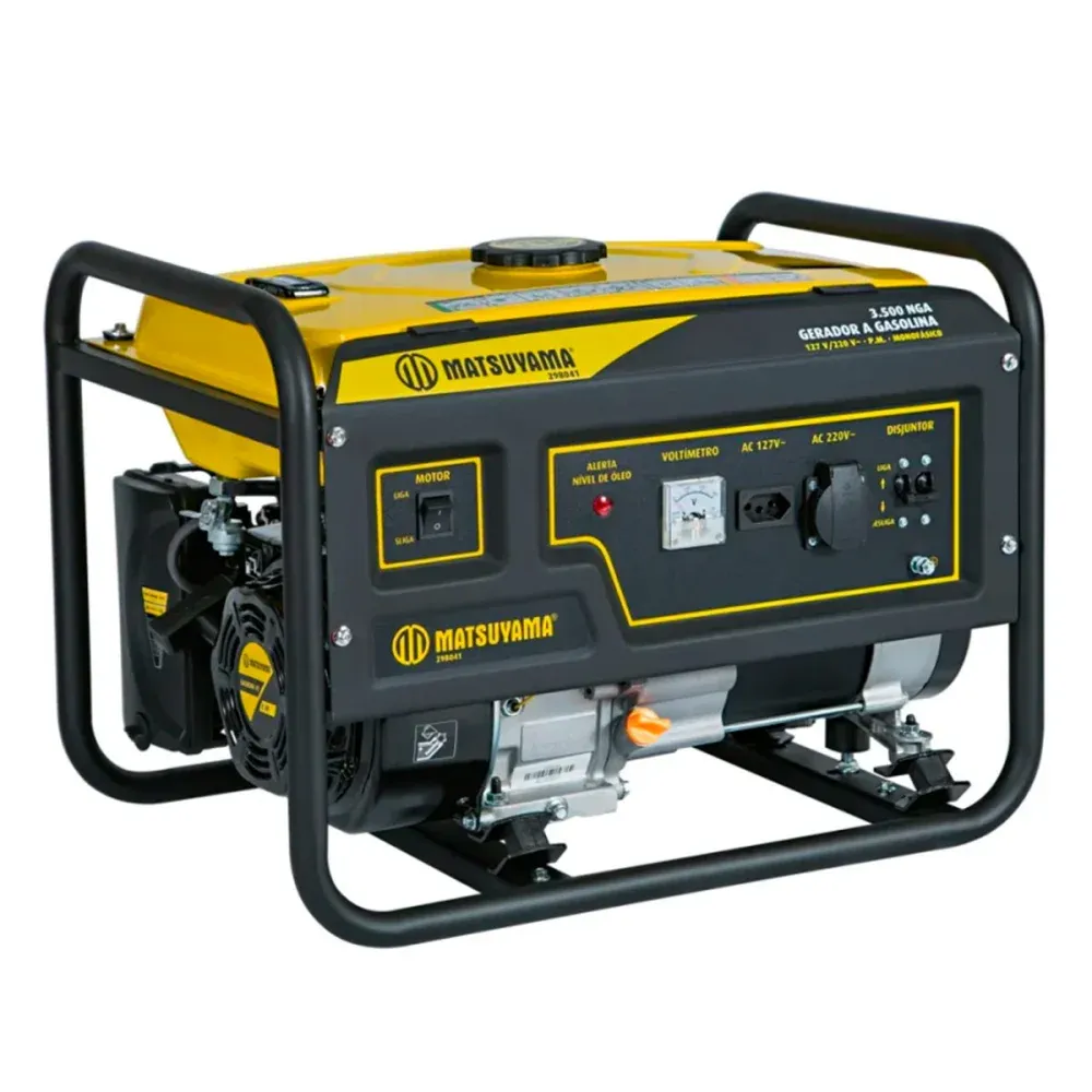 Gerador a Gasolina 3500-NGA 127/220V Monofásico Matsuyama