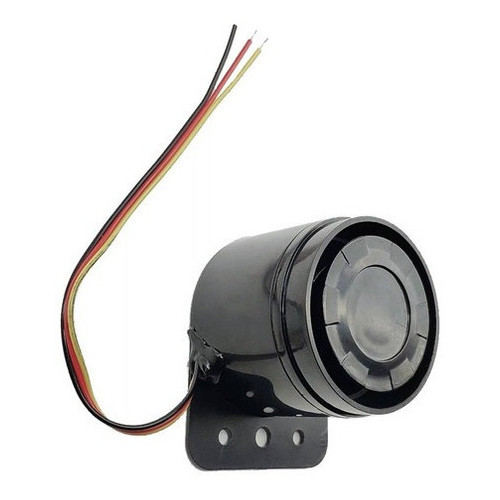 Sirene Marcha-Ré Compacta com Redutor Som - Prova d'Água - 12V/24V 100dB