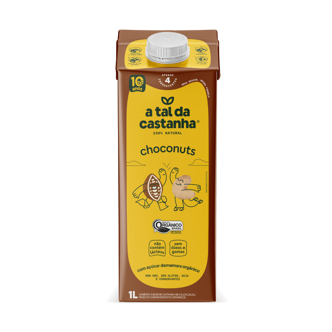 Achocolatado Choconuts Orgânico 1L - A Tal da Castanha