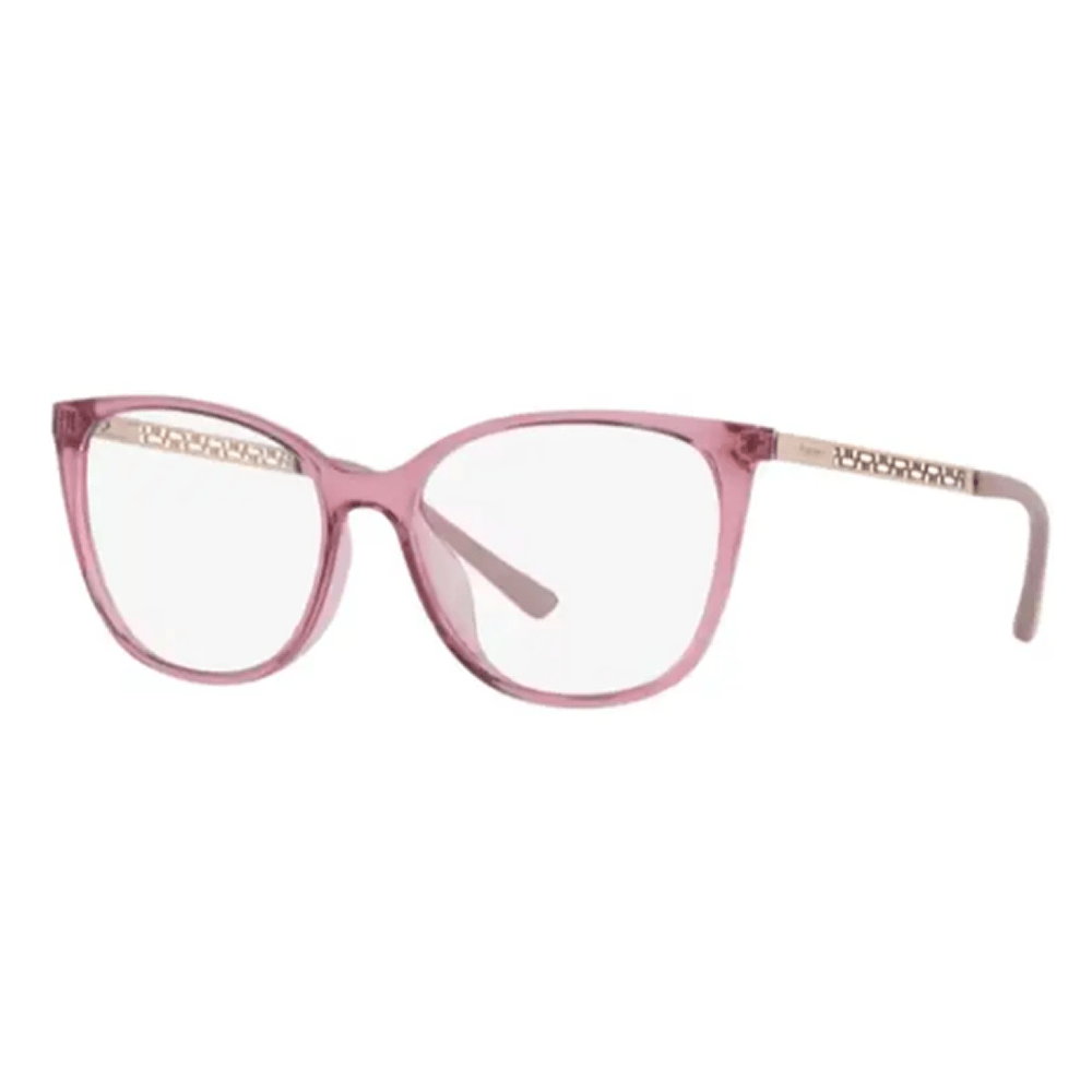Armação para Óculos de Grau Feminina Platini P93189U M112 Rosa Claro e Dourado