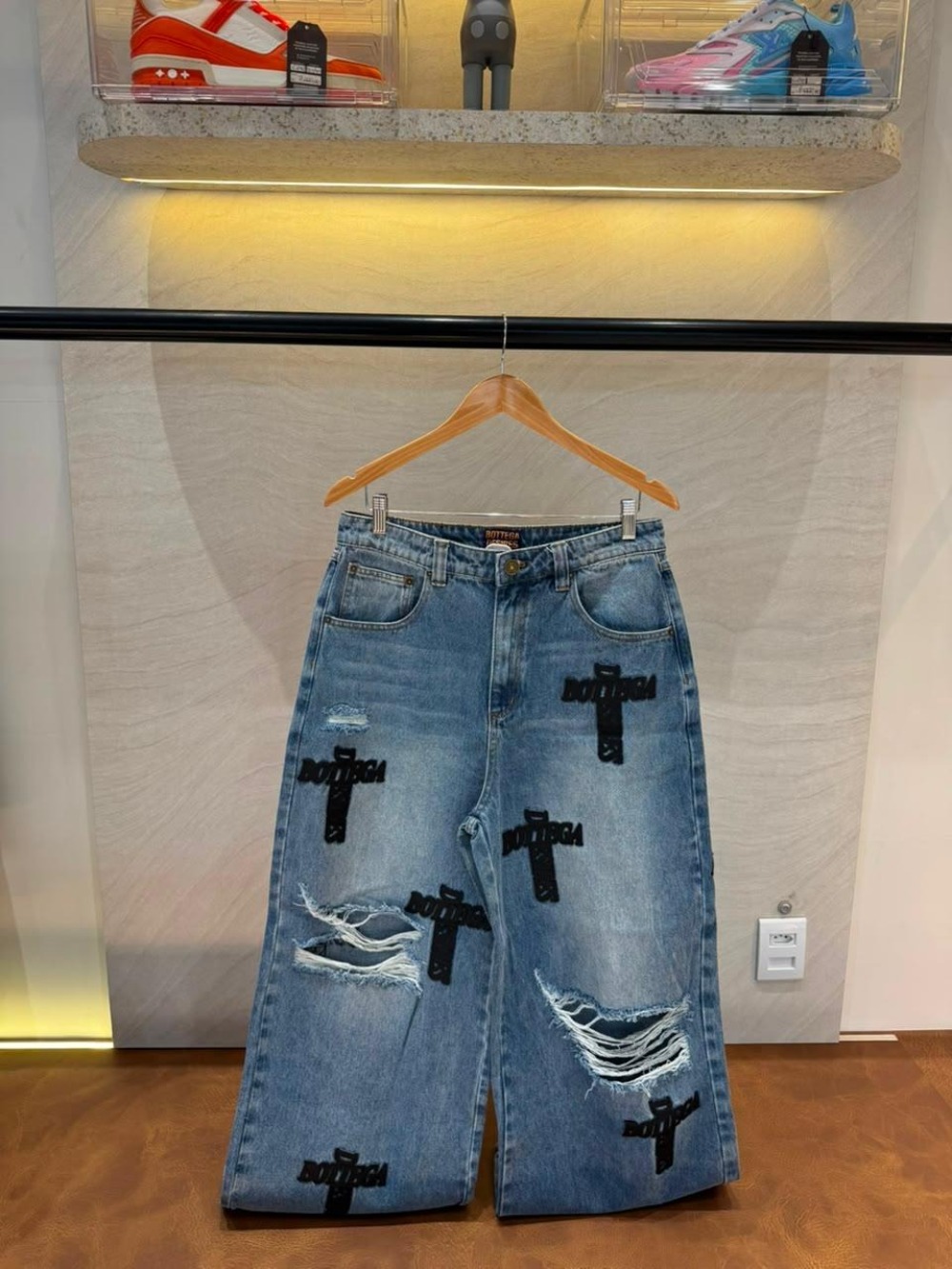Calça Bottega Desires Holy Grail Denim — 38 / 40 / 46, Novo