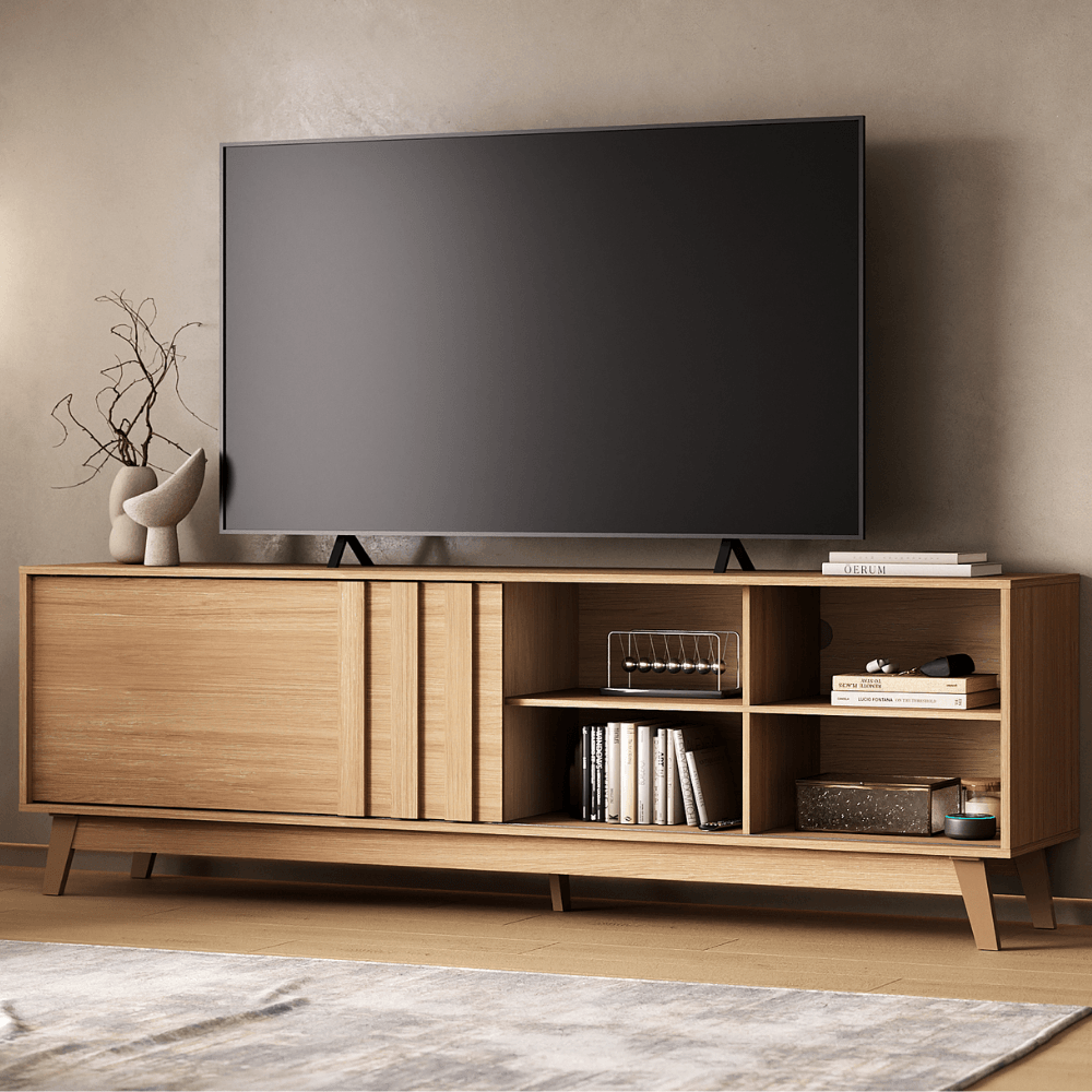 Rack para TV Ventura Carraro Cedro