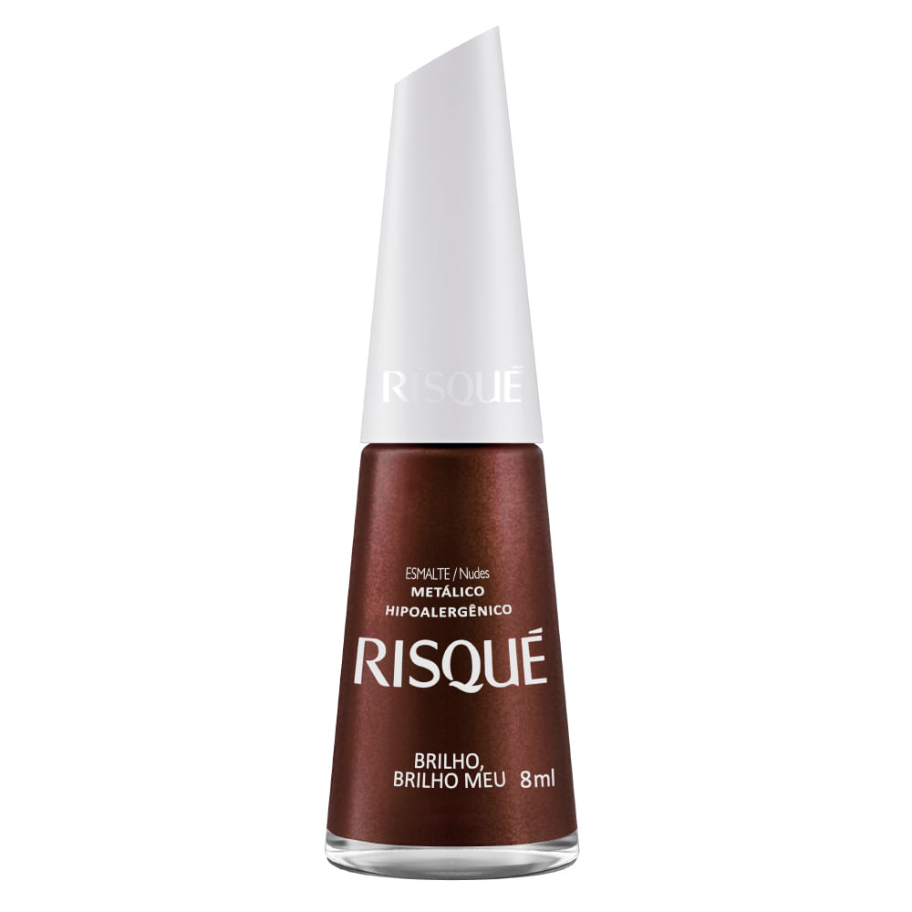 Esmalte Efeito Metálico - Risqué — Brilho Brilho Meu