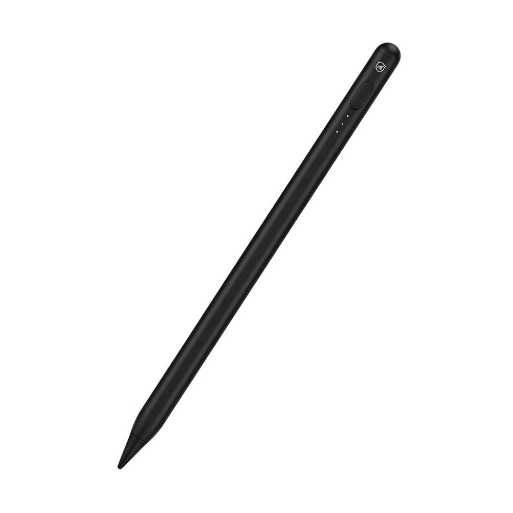 Caneta Touch Capacitiva Pro com Palm Rejection e Traço Adaptável - Preta - Gshield