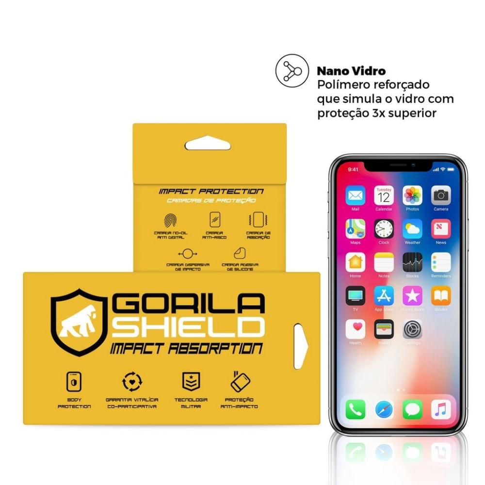 Película de Nano Vidro para iPhone X e iPhone XS - Gorila Shield