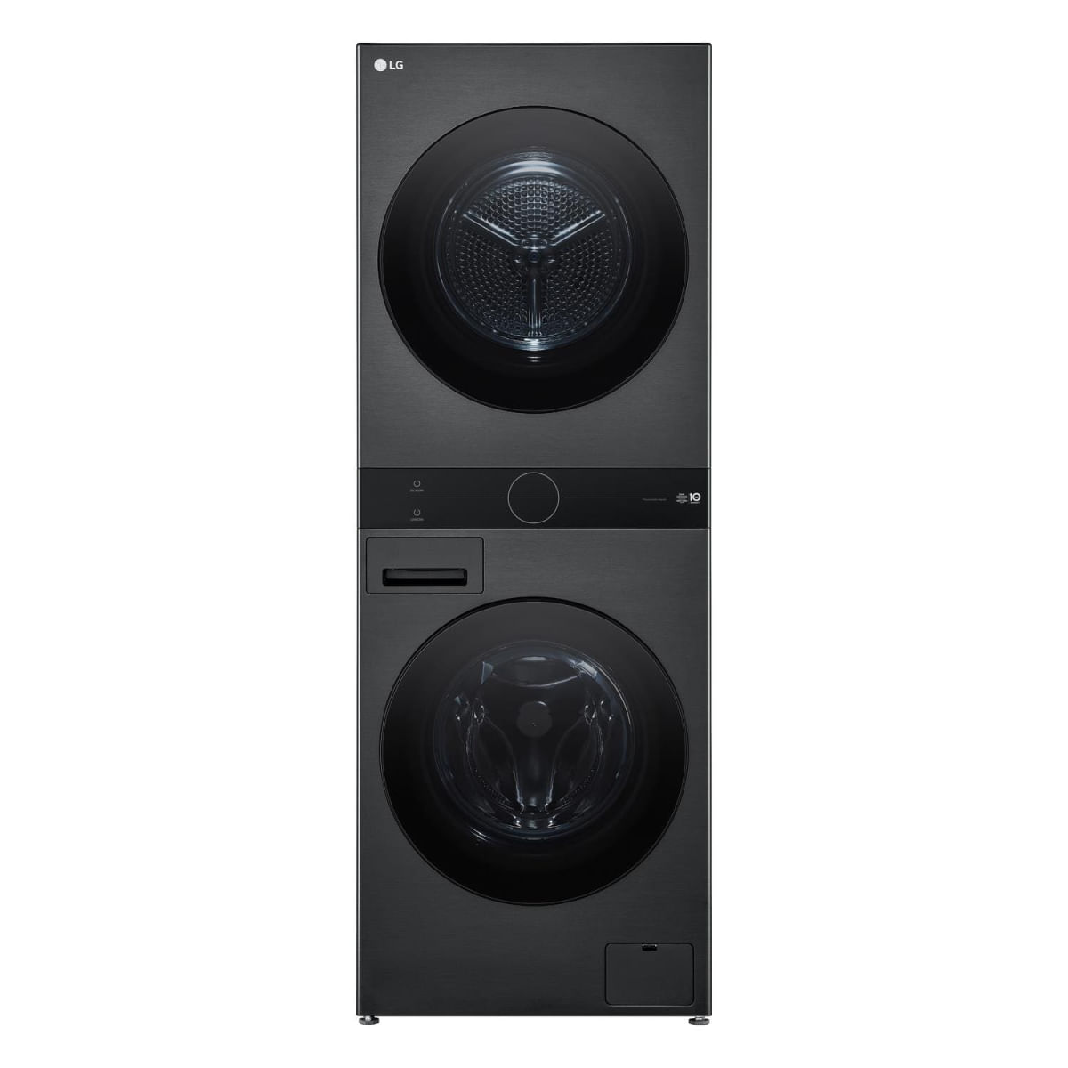 Lavadora e Secadora LG WK14BS6 WashTower 14kg TurboWash 360° AI ThinQ Black Inox Inox / 110