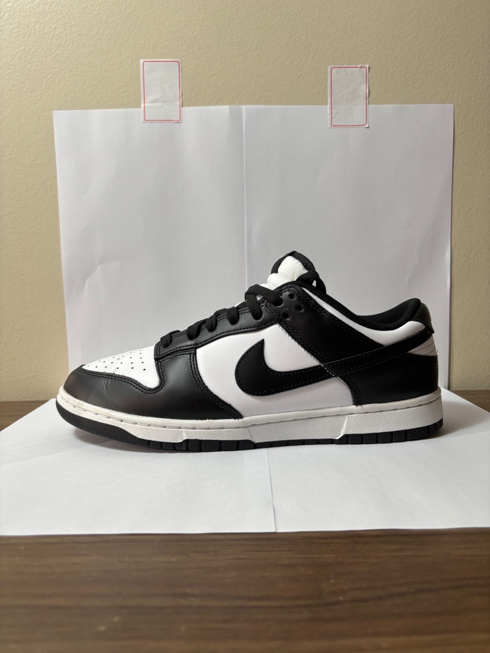Nike Dunk Low Retro Black White — 42, Novo