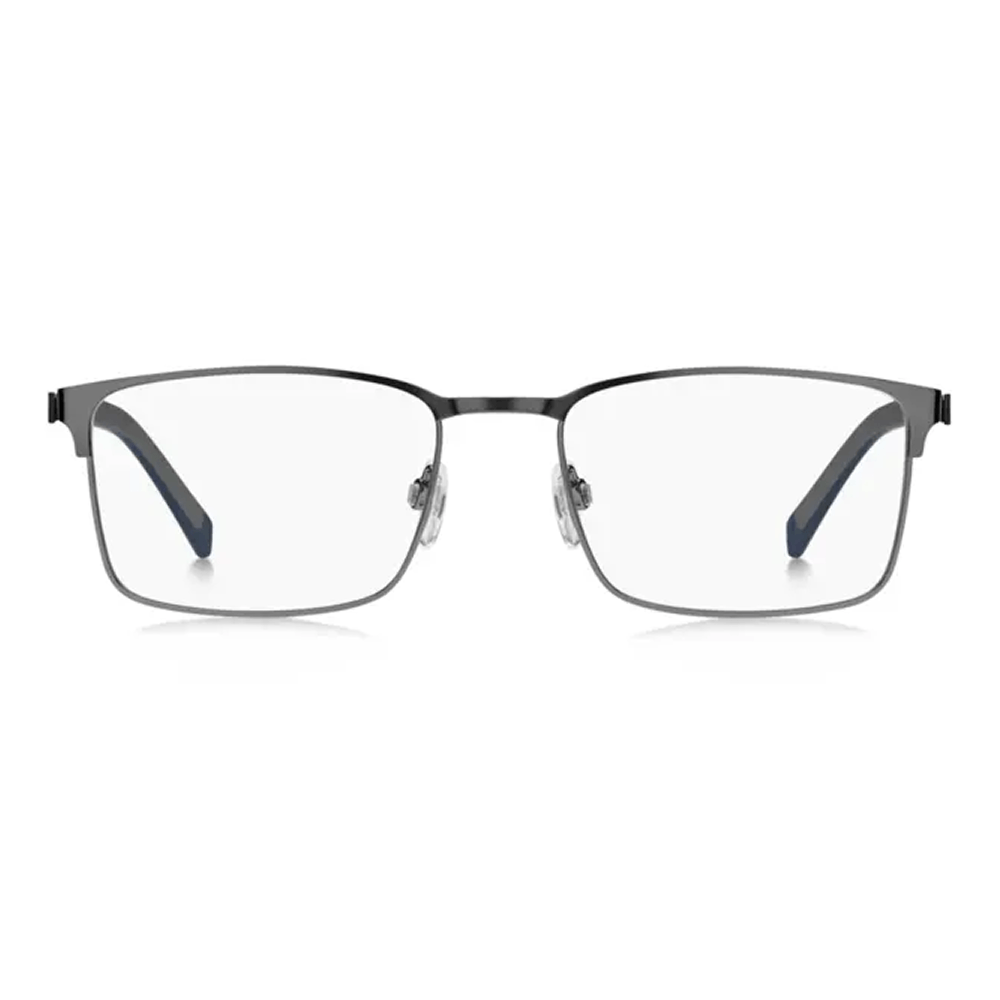 Armação de Óculos de Grau Tommy Hilfiger 2139 Masculino Retangular Metal Cinza Armação de Óculos de Grau Tommy Hilfiger 2139 Masculino Retangular Metal Cin