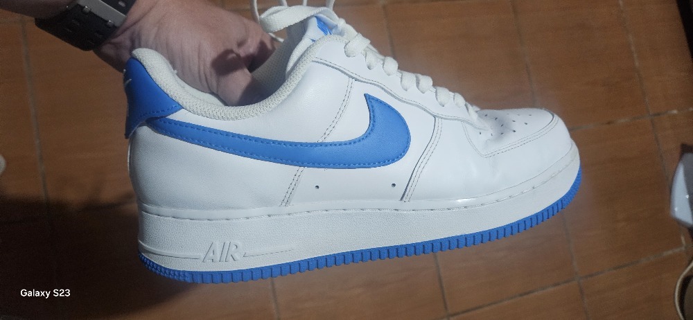 Nike Air Force 1 Low Flyease White Hyper Royal — 41, Usado