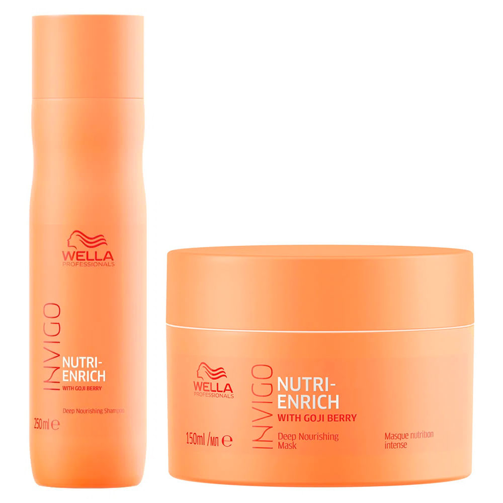 Wella Professionals Invigo Nutri-Enrich Kit - Shampoo + Máscara — Kit
