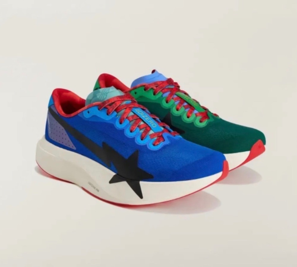 BAPE x adidas Adizero EVO SL Power Blue Collegiate Green Off White — 40, Novo