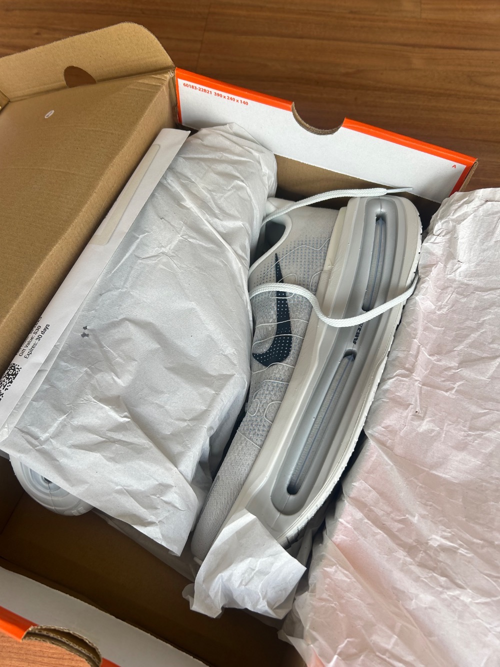 Nike Vomero Premium Off-White Grey Fog Dark Obsidian — 43.5, Novo
