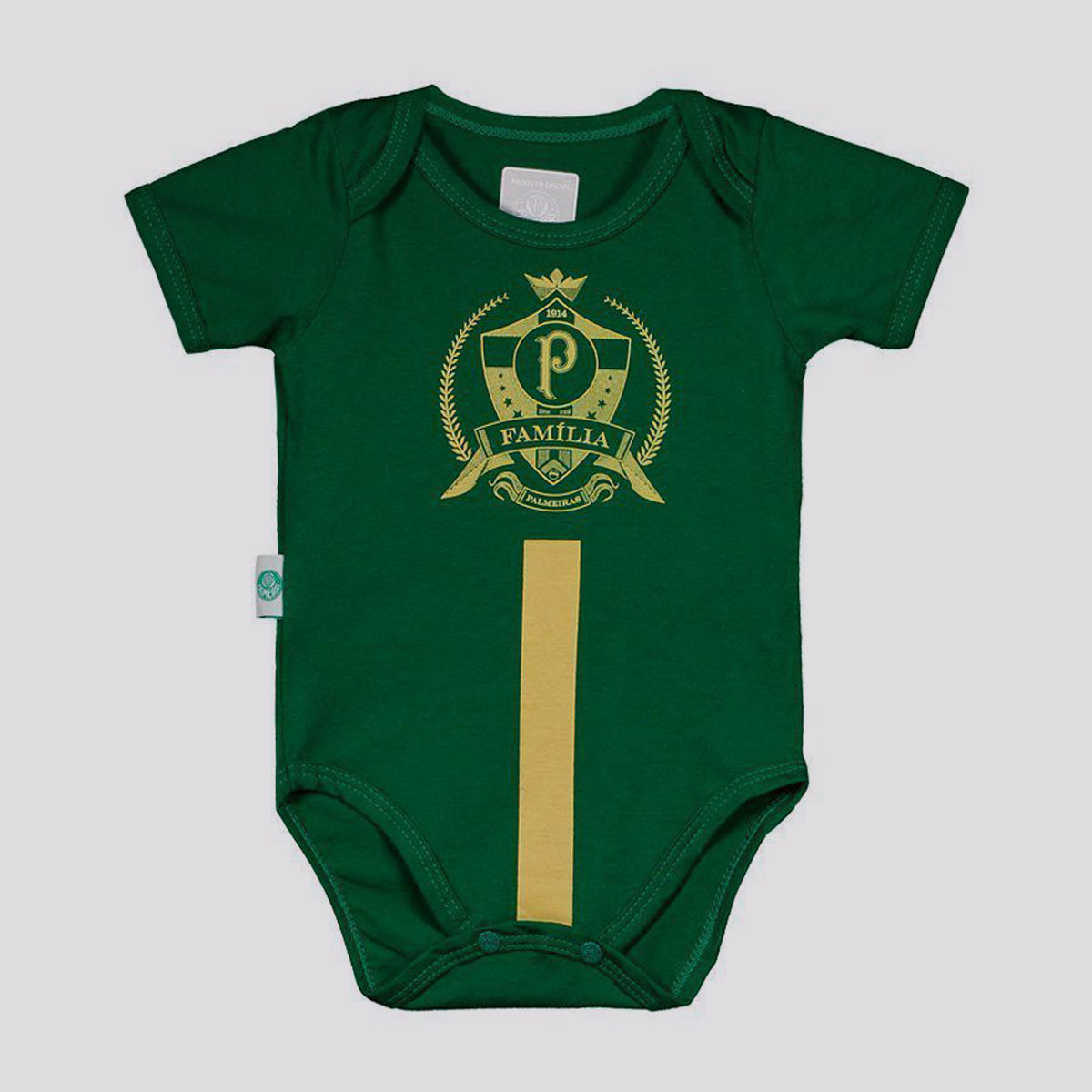 Body Palmeiras Shield Dourado
