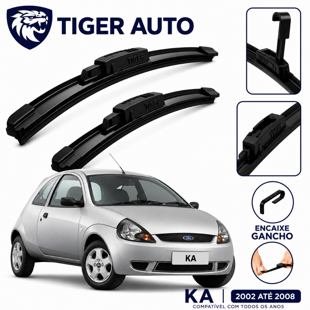 Par de Palheta Dianteira Ford KA 2002 ATÉ 2008