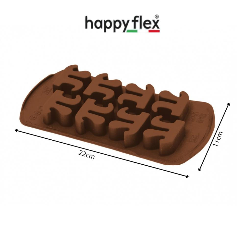 Foto 4 de Forma em Silicone Mini Bombom Chocolate Símbolo Pi Happyflex