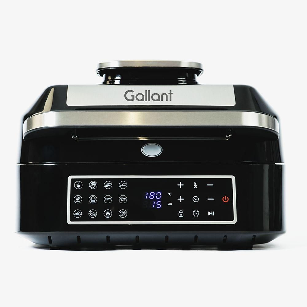 FRITADEIRA ELÉTRICA AIR FRYER 12 EM 1 BARBECUE GALLANT 6,5L ONE-TOUCH GFE06 127V (GFE06BTA-PT127)