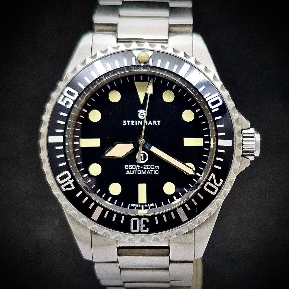 Relógio Steinhart Timepieces Ocean One Military Diver 42mm — Único, Usado